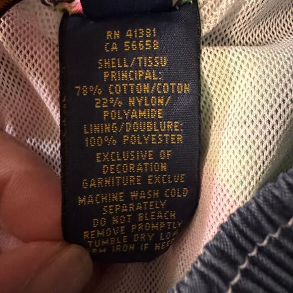 Polo Ralph Lauren Swim Trunks Mens Large Hawaiian Hula Floral Beach Surfer Large - Picture 7 of 8